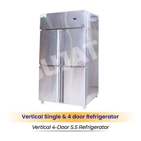 Vertical 4-Door S.S Refrigerator