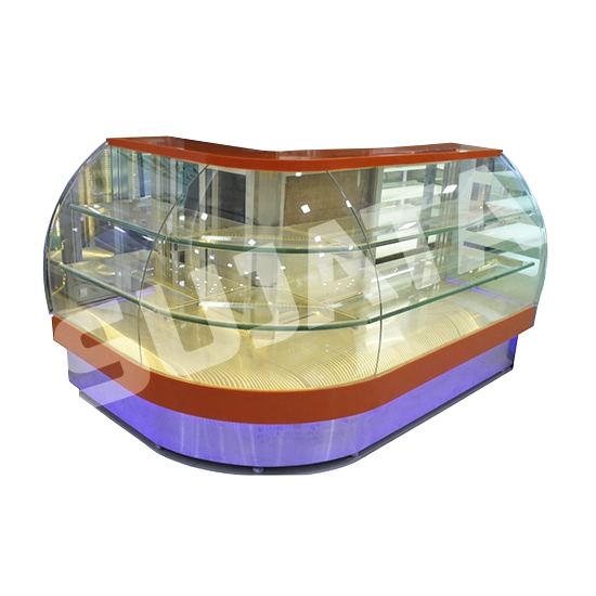 Curved L Shaped Bend Glass