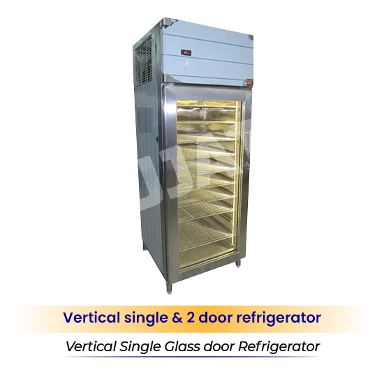 Vertical Single Glass door Refrigerator